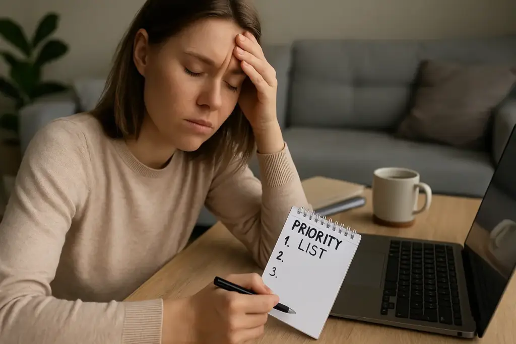 Come affrontare un periodo di forte stanchezza? La lista delle priorità che aiuta davvero