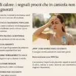 Colpo di calore: i segnali precoci che in canicola non vanno ignorati