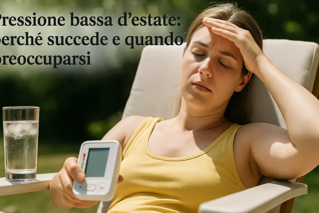 Pressione bassa d’estate: perché succede e quando preoccuparsi