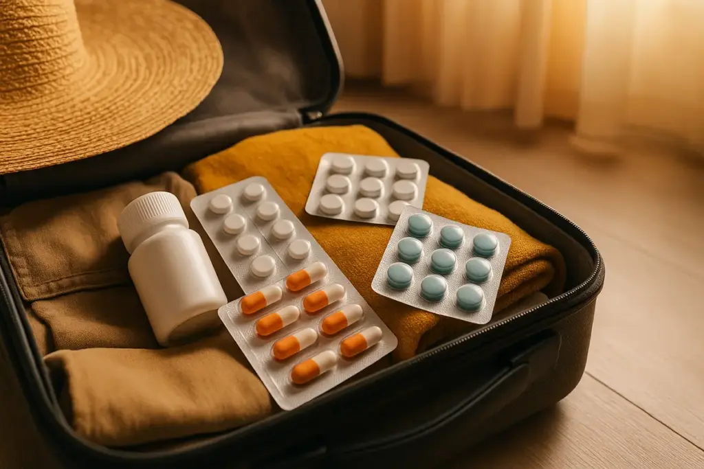 Farmaci in valigia e col caldo: la guida per chi parte questa settimana