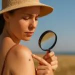 Nei e sole di agosto: l’autocontrollo della pelle a metà estate