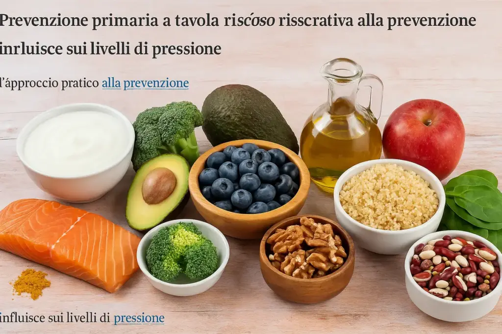 Prevenzione primaria a tavola: gli alimenti che abbassano davvero il rischio cronico