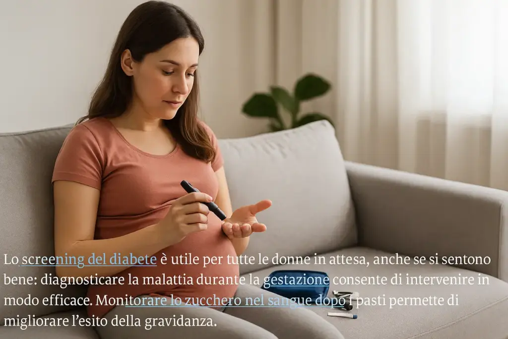 Rischio diabete in gravidanza: il controllo che cambia l’esito della gestazione