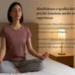 Mindfulness e qualità del sonno: perché funziona anche senza esperienza