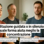 Meditazione guidata o in silenzio: quale forma aiuta meglio la concentrazione