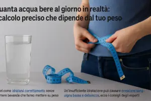 Quanta acqua bere al giorno in realtà: il calcolo preciso che dipende dal tuo peso