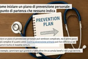 Come iniziare un piano di prevenzione personale: il punto di partenza che nessuno indica