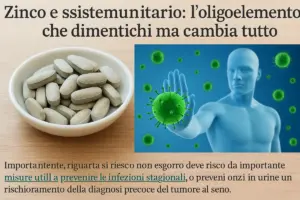Zinco e sistema immunitario: l’oligoelemento che dimentichi ma cambia tutto