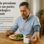 Cosa alza la pressione subito dopo un pasto: l’effetto fisiologico che sorprende