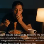 Cena tardi la sera: l’impatto sulla qualità del sonno che cambia le abitudini