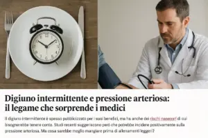 Digiuno intermittente e pressione arteriosa: il legame che sorprende i medici