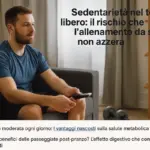 Sedentarietà nel tempo libero: il rischio che l’allenamento da solo non azzera