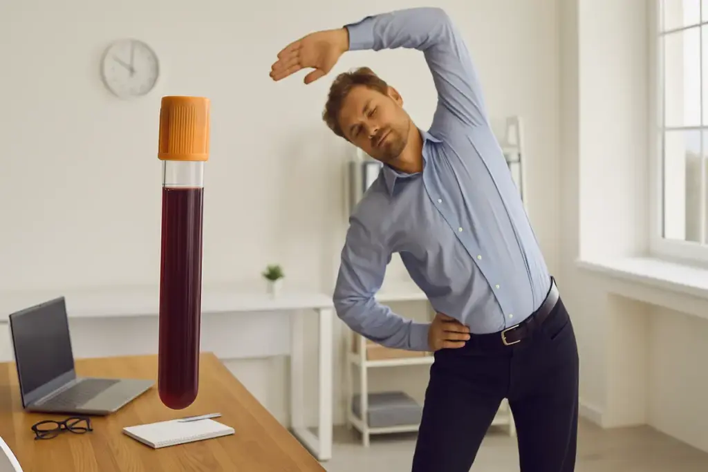 Pause attive ogni ora al lavoro: come cambiano i marker infiammatori nel sangue