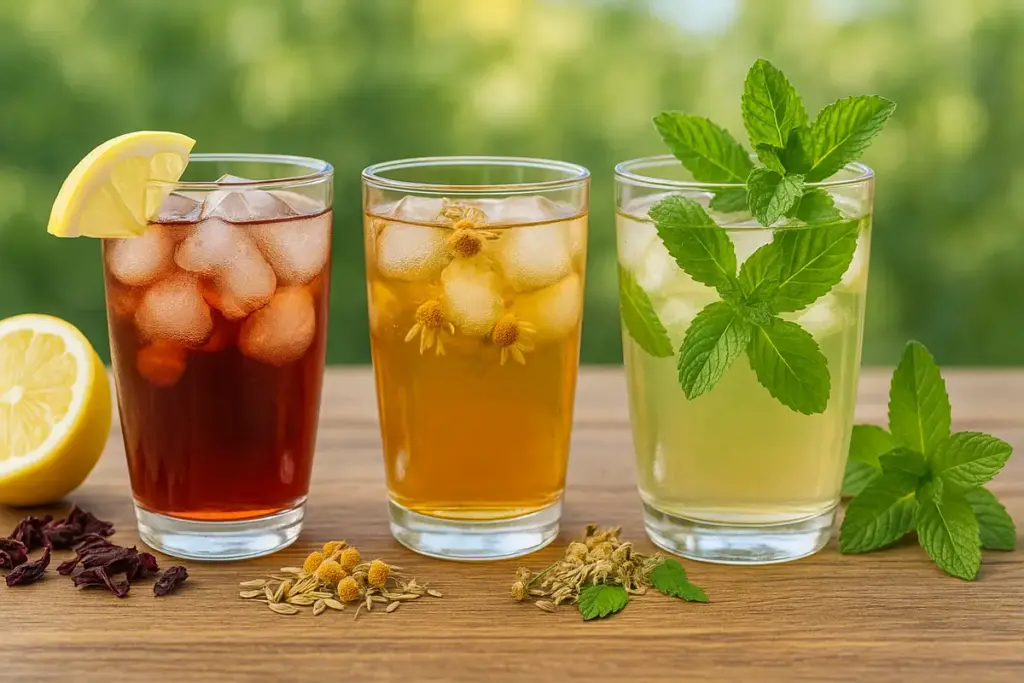 Tisane fredde per l’idratazione estiva: le varietà che aiutano anche la digestione