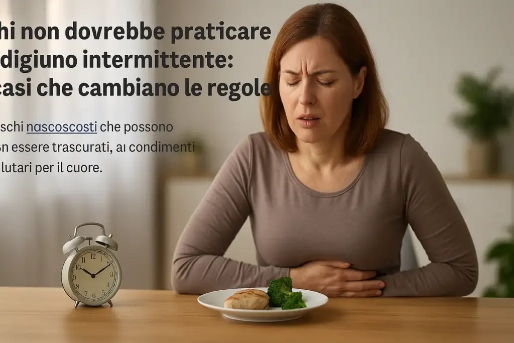 Chi non dovrebbe praticare il digiuno intermittente: i casi che cambiano le regole