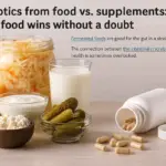 Probiotici da alimenti vs integratori: quando il cibo vince senza dubbi