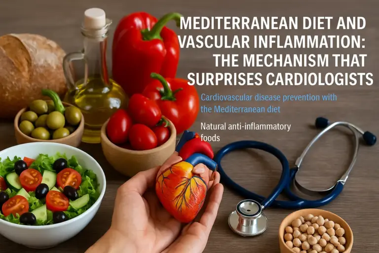 Dieta mediterranea e infiammazione vascolare: il meccanismo che sorprende i cardiologi