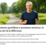 Camminata quotidiana e pressione arteriosa: la durata che fa la differenza